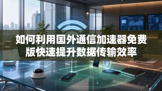 如何利用国外通信加速器免费版快速提升数据传输效率