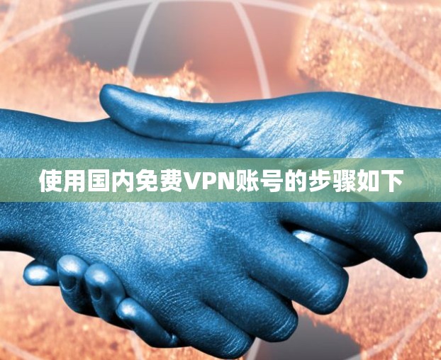 使用国内免费VPN账号的步骤如下