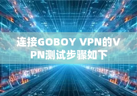 连接GOBOY VPN的VPN测试步骤如下