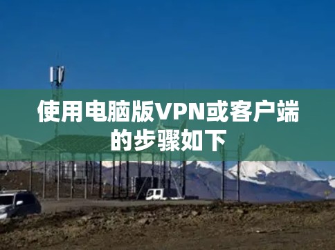 使用电脑版VPN或客户端的步骤如下