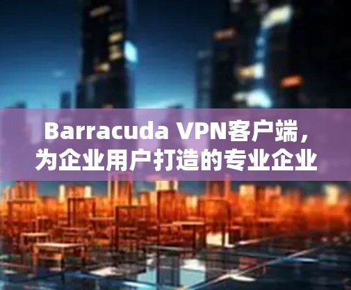 Barracuda VPN客户端，为企业用户打造的专业企业级网络VPN解决方案