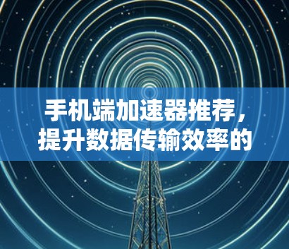 手机端加速器推荐，提升数据传输效率的优质选择