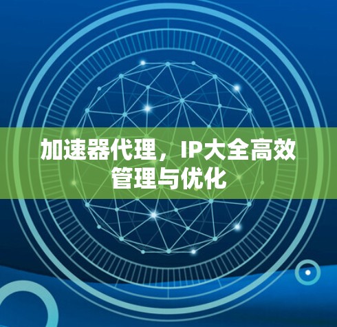 加速器代理，IP大全高效管理与优化
