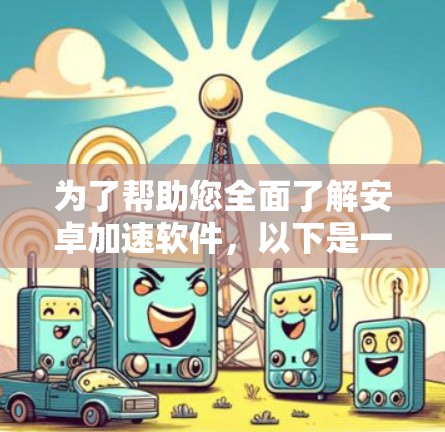 为了帮助您全面了解安卓加速软件，以下是一个结构化的指南，涵盖软件类型、功能特点、优化技术、用户需求、硬件配置、稳定性维护以及更新升级等方面