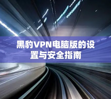黑豹VPN电脑版的设置与安全指南