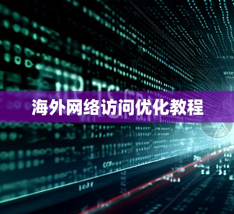 海外网络访问优化教程