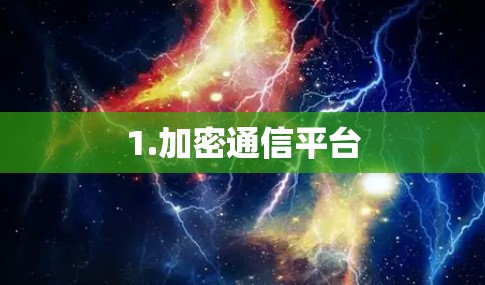 1.加密通信平台