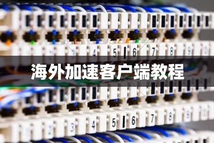 海外加速客户端教程 海外加速客户端教程